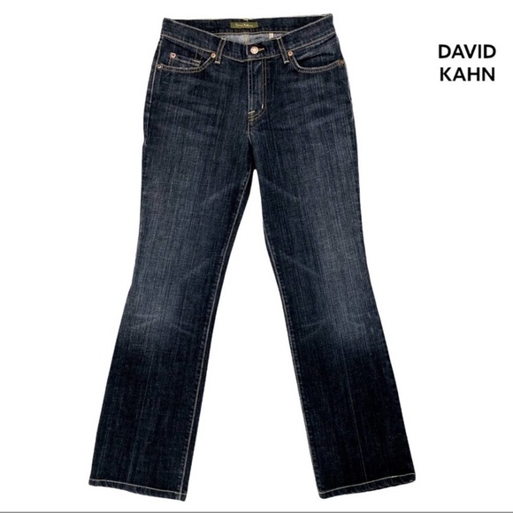 David Kahn Jeans Lauren Straight Leg Size 6 - Picture 2 of 15